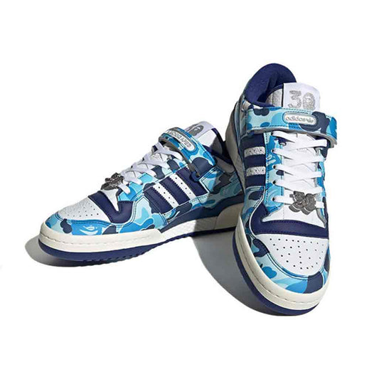 adidas Forum 84 Low Bape 30th Anniversary 'Blue Camo'