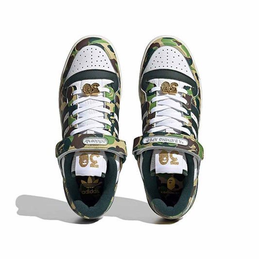 adidas Forum 84 Low Bape 30th Anniversary 'Green Camo'
