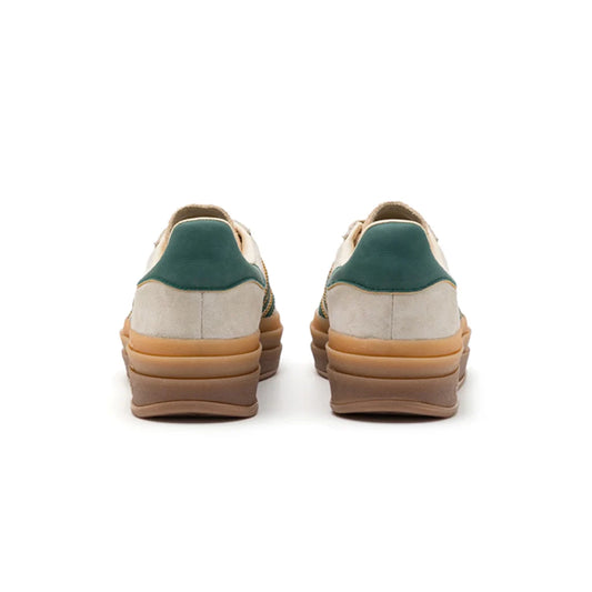 adidas Gazelle Bold Magic Beige Collegiate Green W