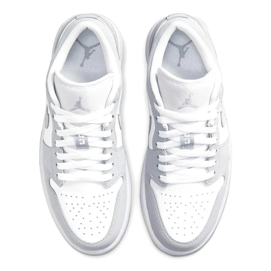 Air Jordan 1 Low White Wolf Grey Women - 3