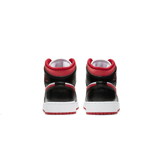 Air Jordan 1 Mid Gym Red Black White GS