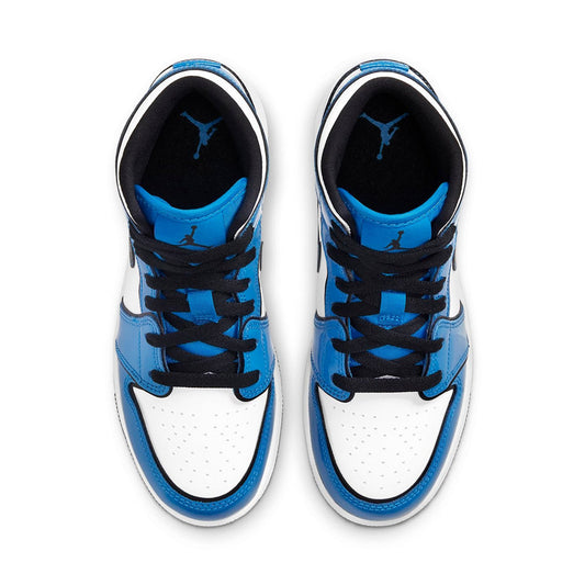 Air Jordan 1 Mid Signal Blue GS