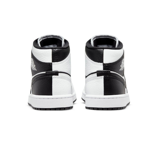 Air Jordan 1 Mid Split Black White W