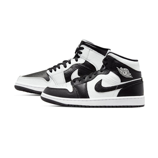 Air Jordan 1 Mid Split Black White W