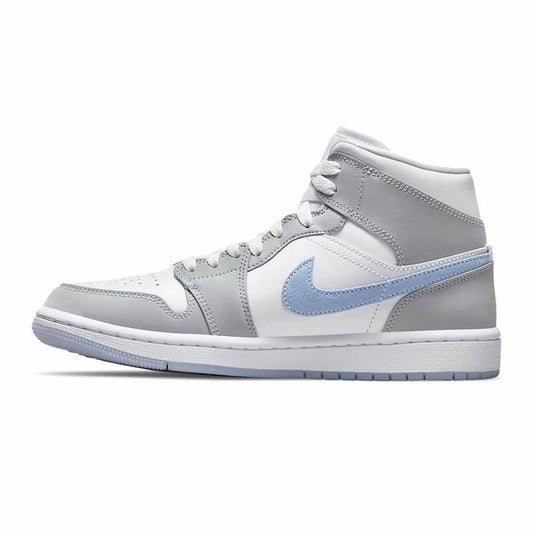 Air Jordan 1 Mid Wolf Grey Aluminum W