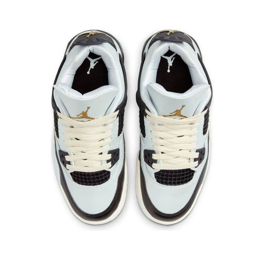 Air Jordan 4 Retro Platinum Gold Grade School - 4