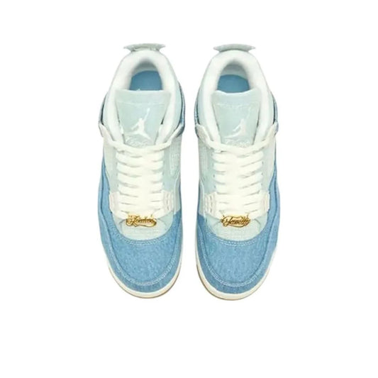 Air Jordan 4 Retro TEX Denim Worn Blue Women - 3