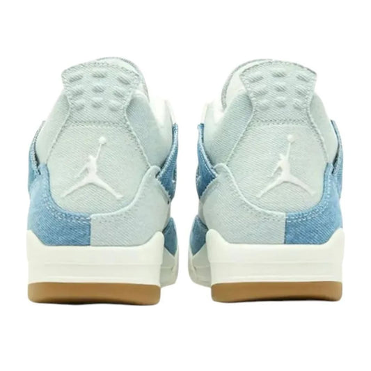 Air Jordan 4 Retro TEX Denim Worn Blue Women - 4