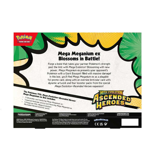 Pokémon TCG: Mega Evolution – Ascended Heroes: Mega Meganium EX Box