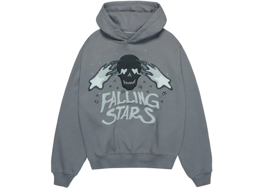 Broken Planet Falling Stars Hoodie Dark Grey - 2