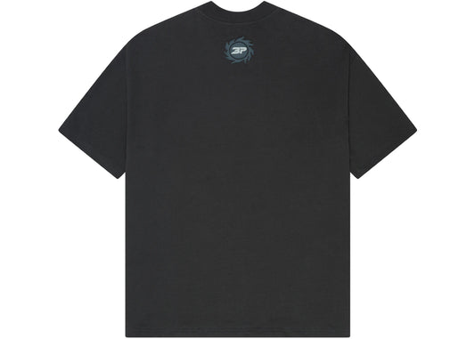 Broken Planet Falling Stars T-Shirt Soot Black - 3