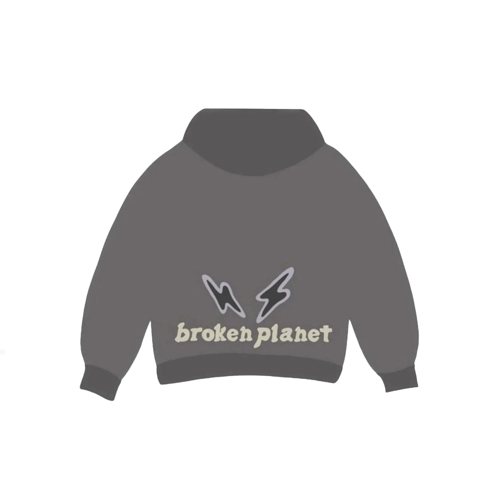 Broken Planet Find Your Balance Hoodie Ash Grey