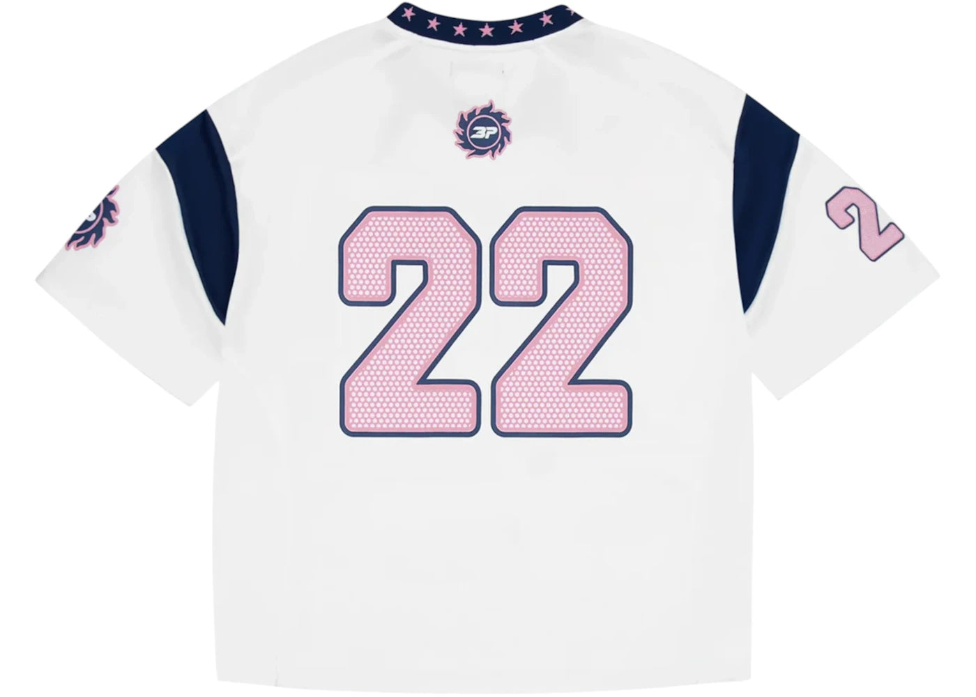 Broken Planet Market All Star Jersey White/Blue/Pink - 3