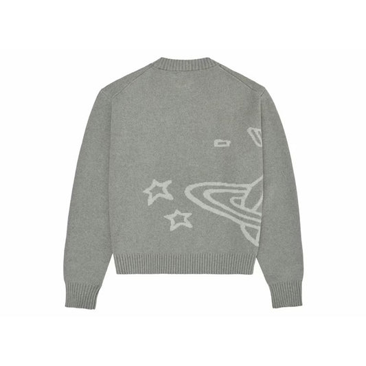 Broken Planet Knit Sweater 'Heather Grey'