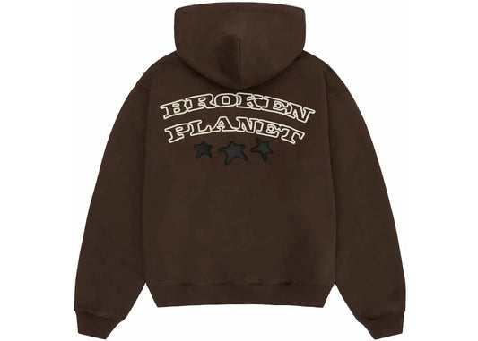 Broken Planet Out Of Service Hoodie Brown - 3