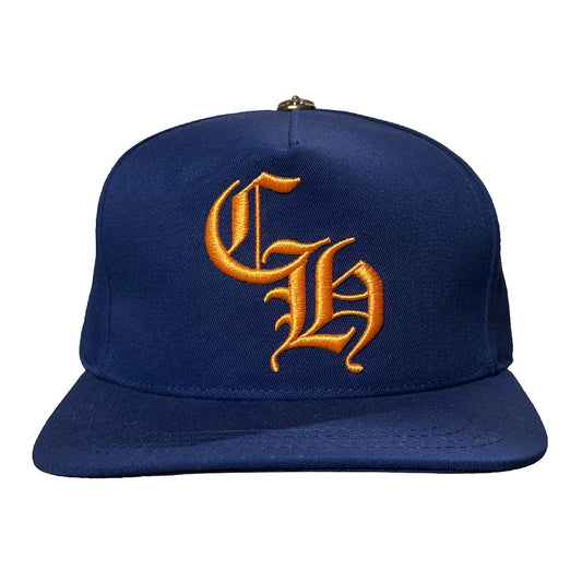 Chrome Hearts Baseball Trucker Hat Blue Gold - 1