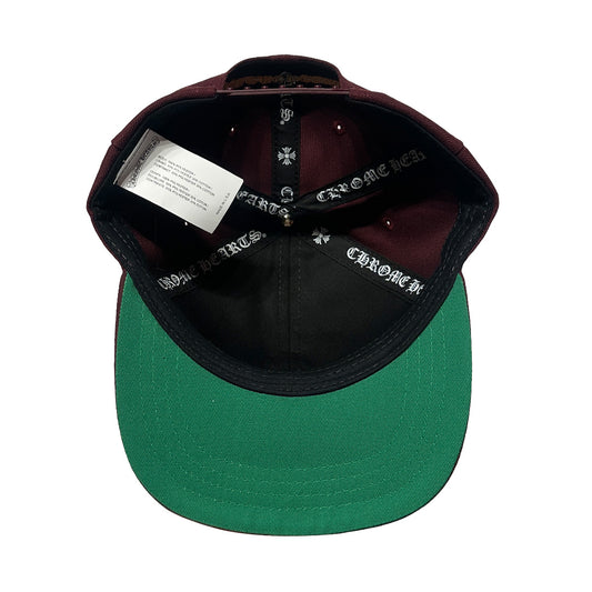 Chrome Hearts Baseball Trucker Hat Burgundy Gold - 4