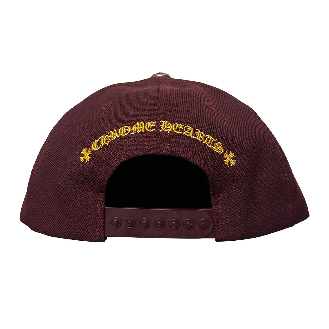 Chrome Hearts Baseball Trucker Hat Burgundy Gold - 5