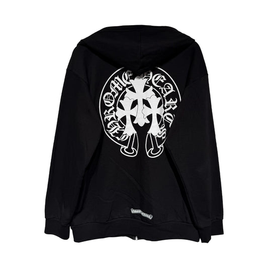 Chrome Hearts heavyweight zip hoodie black designer streetwear UK