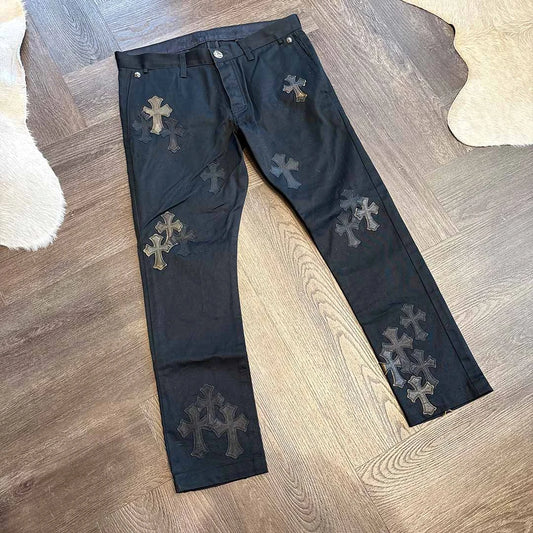 Chrome Hearts Black Camo Jeans 40 Patches - 2