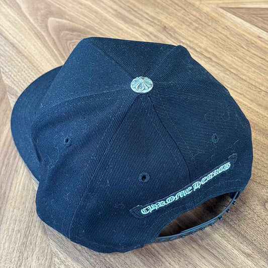 Chrome Hearts Pony Hair Black White Cap