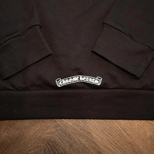 Chrome Hearts Deadly Doll Horseshoe Black Hoodie - 3