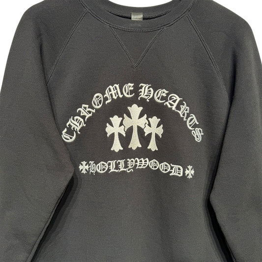 Chrome Hearts Hollywood Cross Crewneck Sweatshirt - 2