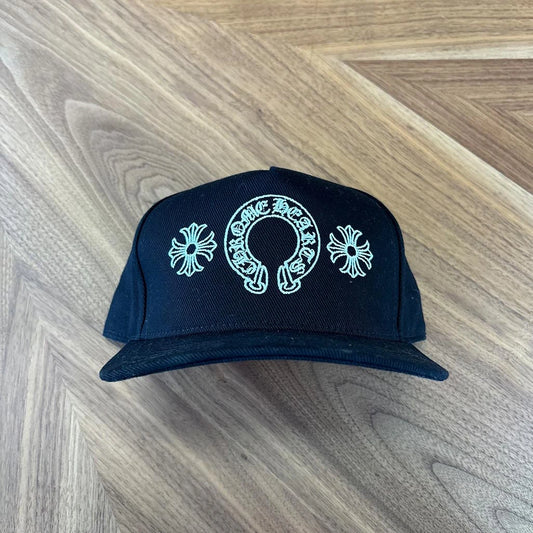 Chrome Hearts Horse Shoe Black Cap - 1