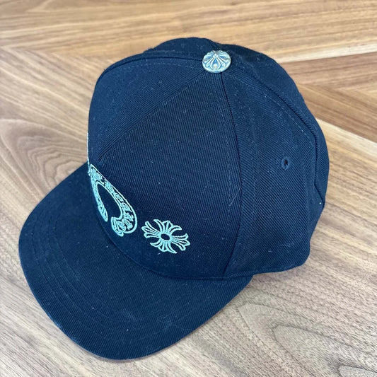 Chrome Hearts Horse Shoe Black Cap - 2