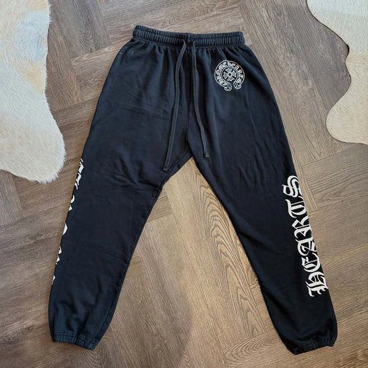Chrome Hearts Horse Shoe Sweatpants Black - 2