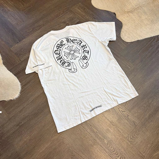 Chrome Hearts Horse Shoe White T-Shirt - 2