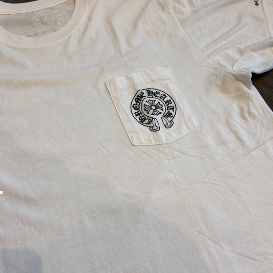 Chrome Hearts Horse Shoe White T-Shirt - 4