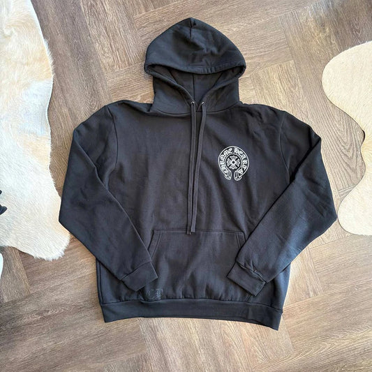 Chrome Hearts Horseshoe Hoodie Black London - 1