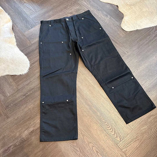 Chrome Hearts carpenter jeans black relaxed fit