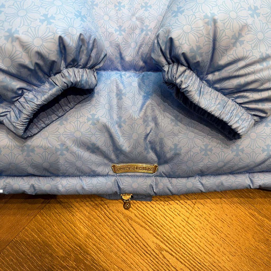Chrome Hearts Marlowe Blue Puffer Jacket - 4