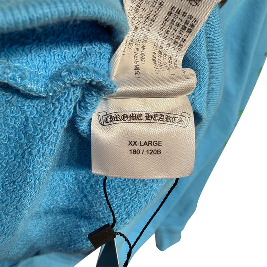 Chrome Hearts Matty Boy Brain Hoodie Light Blue - 4