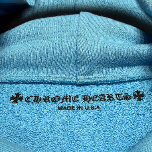Chrome Hearts Matty Boy Brain Hoodie Light Blue - 6