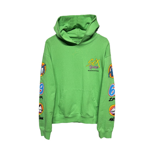 Chrome Hearts Matty Boy Green Sex Records Hoodie - 2