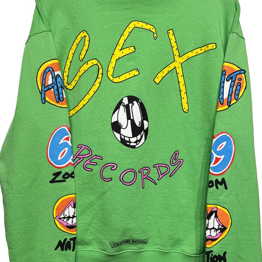Chrome Hearts Matty Boy Green Sex Records Hoodie - 4