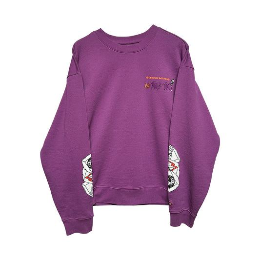 Chrome Hearts Matty Boy I Want More Crewneck Purple - 1