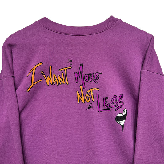 Chrome Hearts Matty Boy I Want More Crewneck Purple - 3