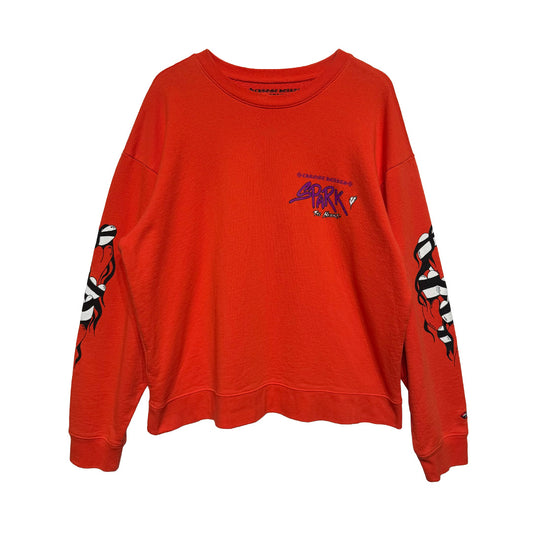 Chrome Hearts Matty Boy Lipstick Sweatshirt Orange - 2