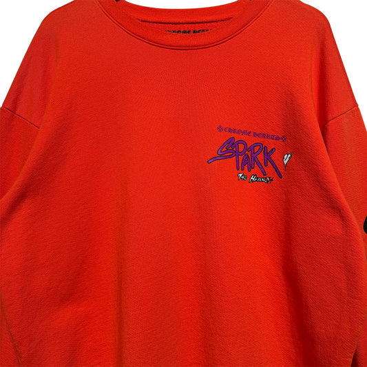 Chrome Hearts Matty Boy Lipstick Sweatshirt Orange - 3