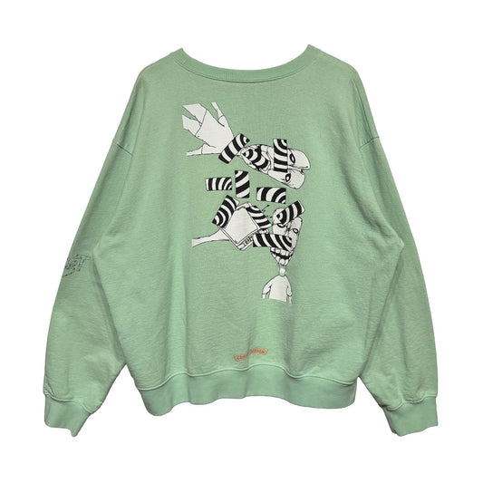 Chrome Hearts Matty Boy Lust Crewneck Seafoam - 1
