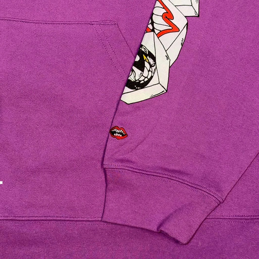 Chrome Hearts Matty Boy More Not Less Purple Hoodie - 4