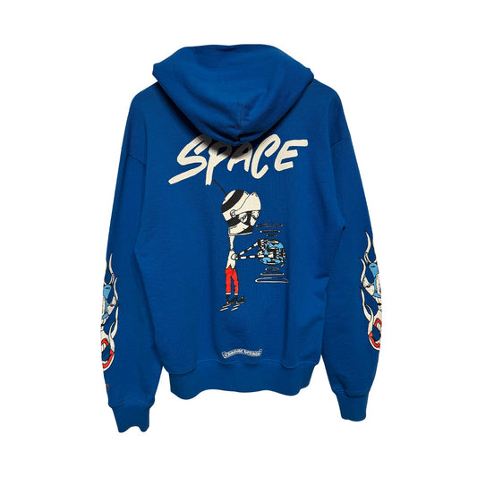 Chrome Hearts Matty Boy Space Hoodie Blue - 1