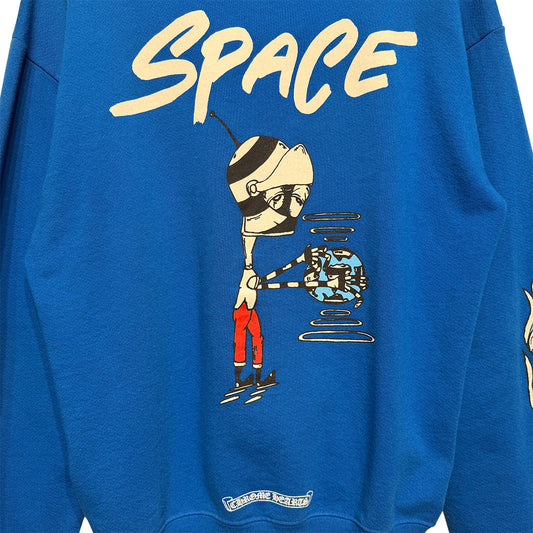 Chrome Hearts Matty Boy Space Hoodie Blue - 4
