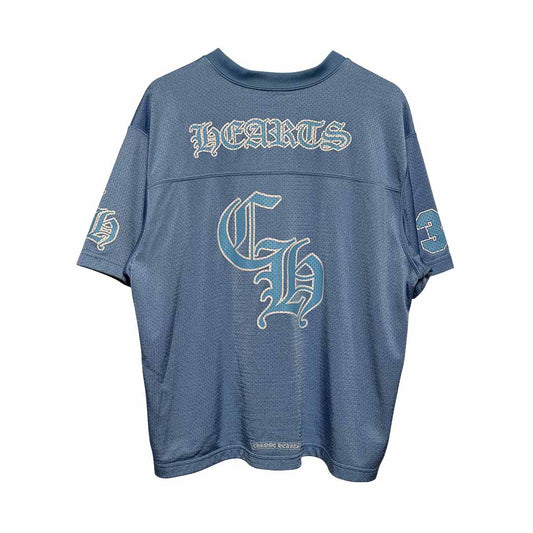 Chrome Hearts Mesh Stadium Jersey Light Blue - 3