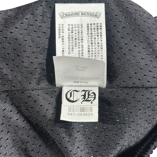 Chrome Hearts Mesh Varsity Shorts Black - 6