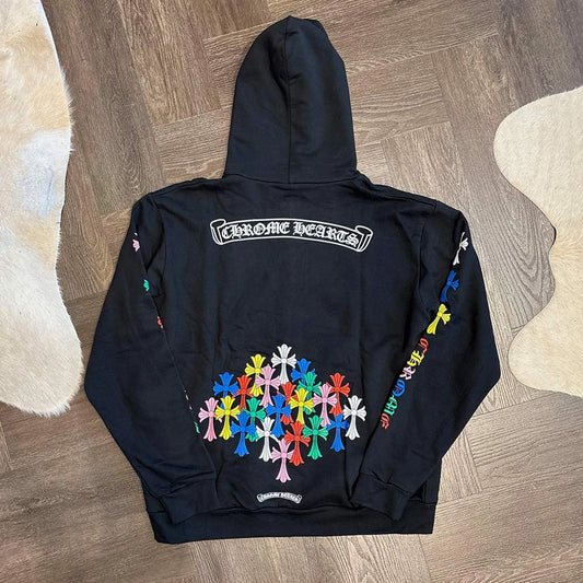 Chrome Hearts Multi Colour Patch Hoodie - 2